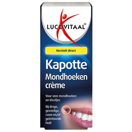 Cremă colțuri buze, Lucovitaal, 15ml, alb — preț și oferte
