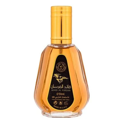 Eau de Parfum Qaed Al Fursan, Ard Al Zaafaran, 50ml, sticlă aurie — preț și oferte