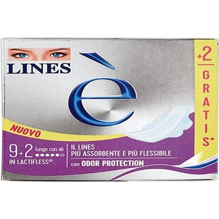 Absorbante feminine Lines Lactiflex, 9 bucăți + 2 gratis — preț și oferte