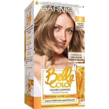 Vopsea de păr, Belle Color, blond cenușiu natural 4 — preț și oferte