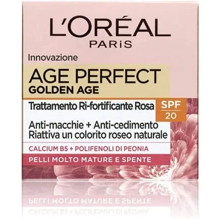 Crema de Fata Anti-Aging cu SPF 20, L'Oréal Paris Age Perfect Golden Age, 50ml — preț și oferte