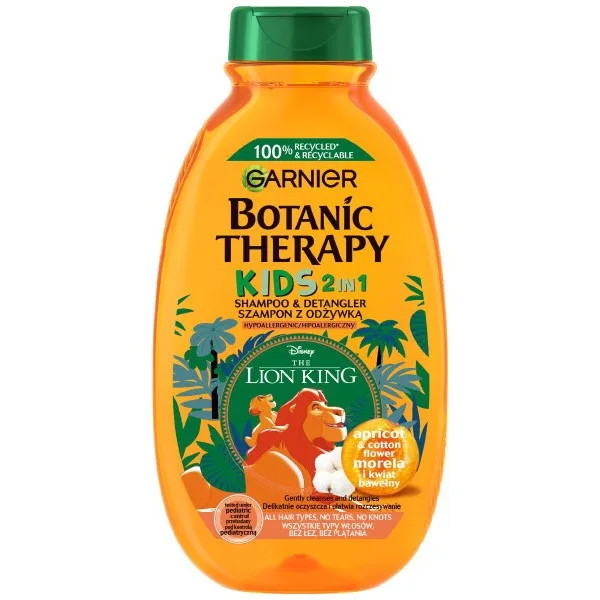 Sampon 2in1 pentru Copii, Garnier Botanical Therapy, 250ml — preț și oferte