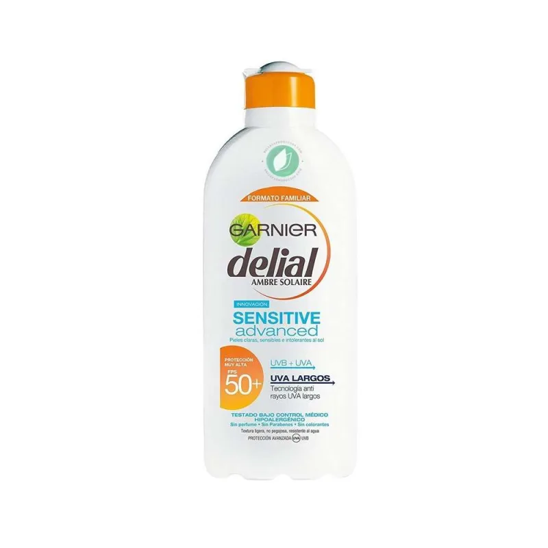 Lapte protecție solară, Garnier Delial, SPF 50+, 400ml — preț și oferte