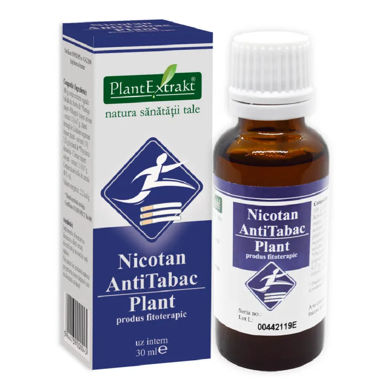 Nicotan solutie, 30 ml, Plant Extrakt PLANTEXTRAKT — preț și oferte