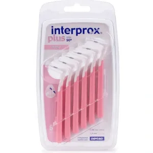 Interprox Interproximal Plus Nano, set 6 bucăți, roz