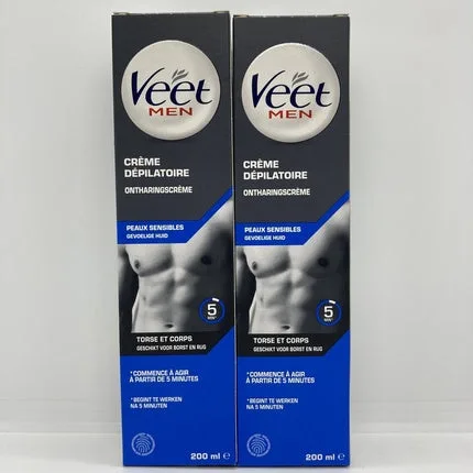 Cremă depilatoare, Veet, 200ml, pentru bărbați — preț și oferte