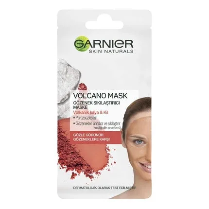 Masca purificatoare, Garnier, Volcano, 8ml, argilă vulcanică — preț și oferte