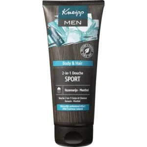 Gel de duș Kneipp, Men, Sport, rozmarin, mentol