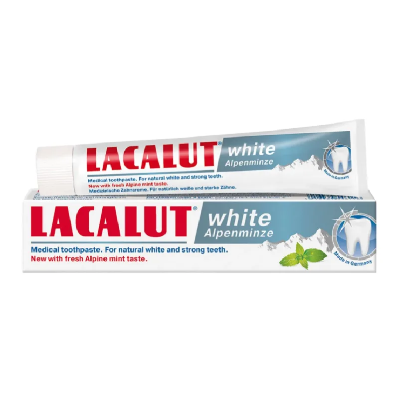 Pasta de dinti White Alpenminze, 75 ml, Lacalut ZDROVIT — preț și oferte