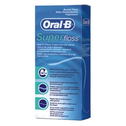 Ata dentara, Procter & Gamble, Oral-B SuperFloss, 50 fire — preț și oferte