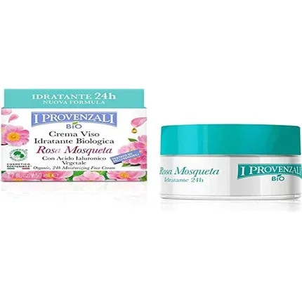 Cremă hidratantă, I Provenzali, cu trandafir sălbatic, 50 ml — preț și oferte