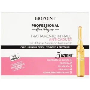 Tratament anti-cădere păr, Biopoint, 10 fiole x 7ml