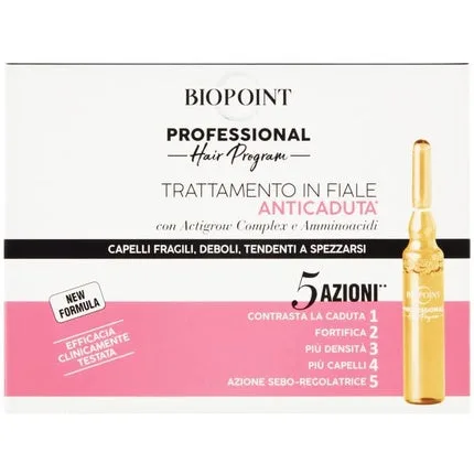 Tratament anti-cădere păr, Biopoint, 10 fiole x 7ml — preț și oferte