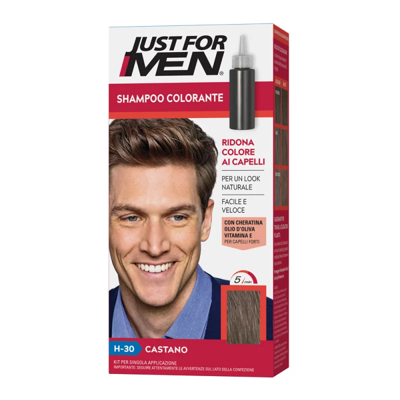 Șampon colorant, Vari, Just For Men, castaniu — preț și oferte