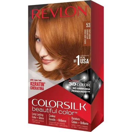 Vopsea de păr, Revlon Colorsilk, Light Auburn, 130ml — preț și oferte