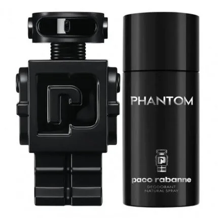 Set Parfum și Deodorant, Paco Rabanne, Phantom, Negru, 100ml + 150ml — preț și oferte