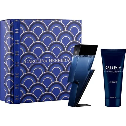 Set Cadou Parfum Bad Boy Cobalt, Carolina Herrera, 50ml + gel de duș — preț și oferte