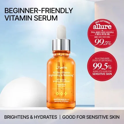 Serum Facial Vitamin JUMISO All Day Brightening & Balancing, 50ml, Extract de Tei, Niacinamidă — preț și oferte