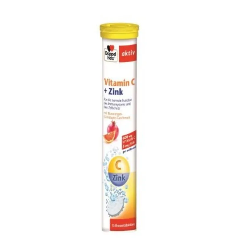 Vitamina C si Zinc Aktiv, 15 comprimate, Doppelherz — preț și oferte
