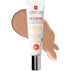 Cremă BB cu Ginseng, Erborian, SPF 20, 15ml, Auriu