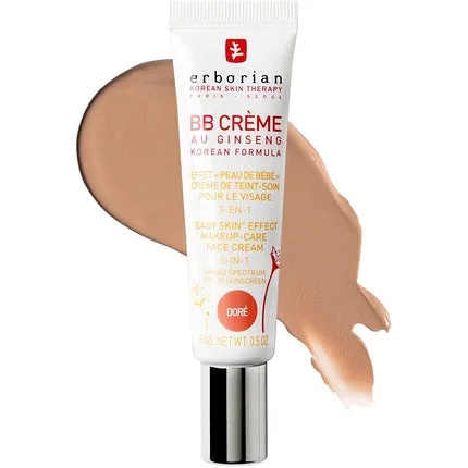 Cremă BB cu Ginseng, Erborian, SPF 20, 15ml, Auriu — preț și oferte