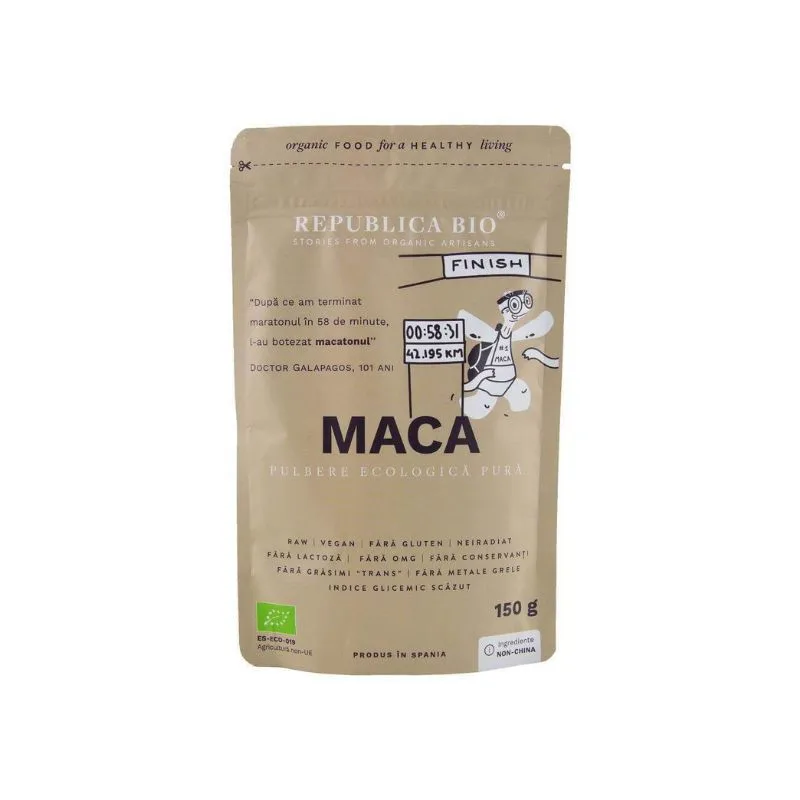 Republica BIO Maca, pulbere ecologica pura, 150g — preț și oferte