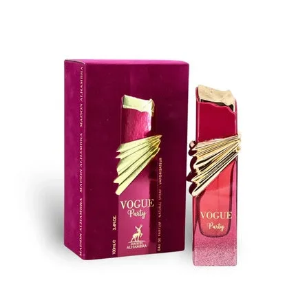Maison Alhambra Vogue Party, Parfum pentru femei, 100ml, design cu elemente aurii — preț și oferte