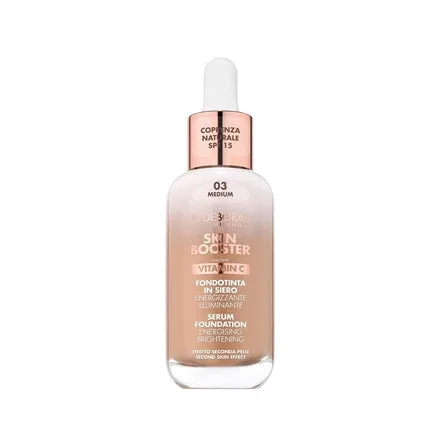 Fond de ten, Deborah Milano, Skin Booster, SPF 15, Medium, 30ml — preț și oferte