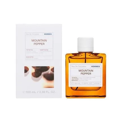 Korres Eau De Toilette Mountain Pepper - Parfum pentru bărbați Bergamotă & Coriandru 100ml — preț și oferte