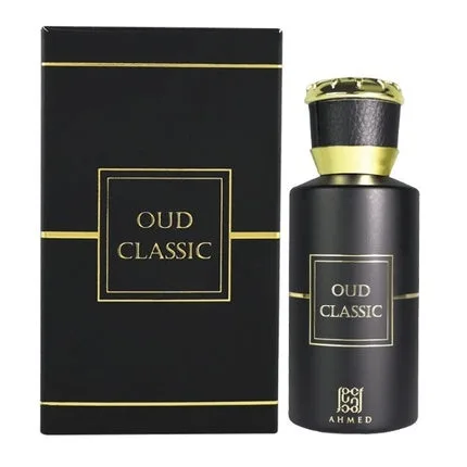 Ahmed Al Maghribi Oud Classic, parfum de lux în sticlă neagră cu accente aurii — preț și oferte