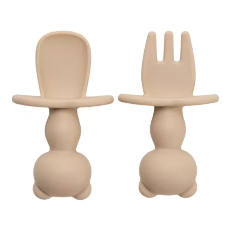 Set Tacamuri din silicon The Little Bear, 6 luni+, Bubble Beige, Appekids — preț și oferte