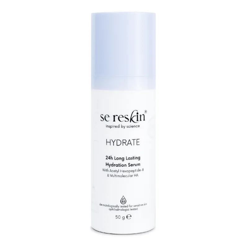 Ser pentru fata hidratant cu peptide si acid hialuronic Hydrate, 30 g, Se:Reskin — preț și oferte