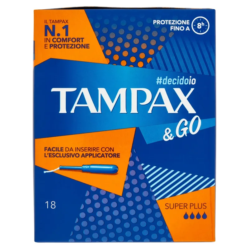 Tampoane Tampax, Super Plus, 18 bucăți — preț și oferte