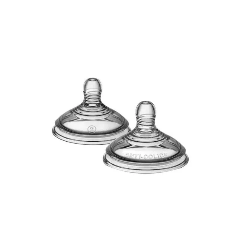Tommee Tippee Tetine anticolici cu Flux Mediu, 3luni+, 2 bucati — preț și oferte