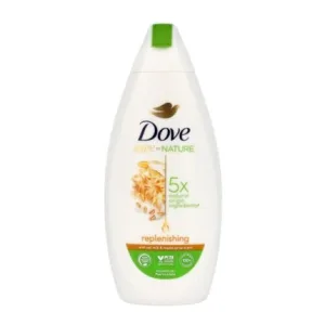 Gel de duș, Dove Care By Nature, lapte de ovăz și sirop de arțar, 400ml