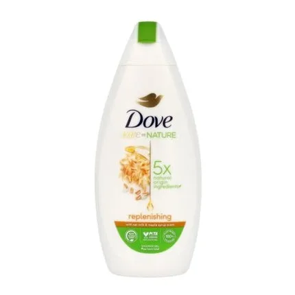 Gel de duș, Dove Care By Nature, lapte de ovăz și sirop de arțar, 400ml — preț și oferte