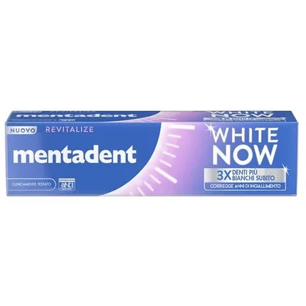 Pasta de dinti, Mentadent, White Now Revitalize, 75ml — preț și oferte