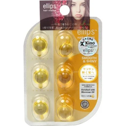Vitamine pentru păr Ellips, ulei marocan, neted și strălucitor — preț și oferte