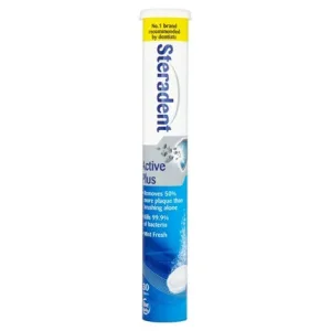 Tablete curățare proteze, Steradent, Active Plus 30 bucăți