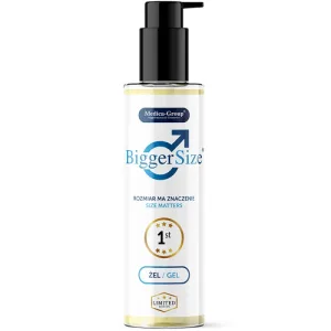 Gel intim, Medica Group, Bigger Size, 150ml, pompă neagră