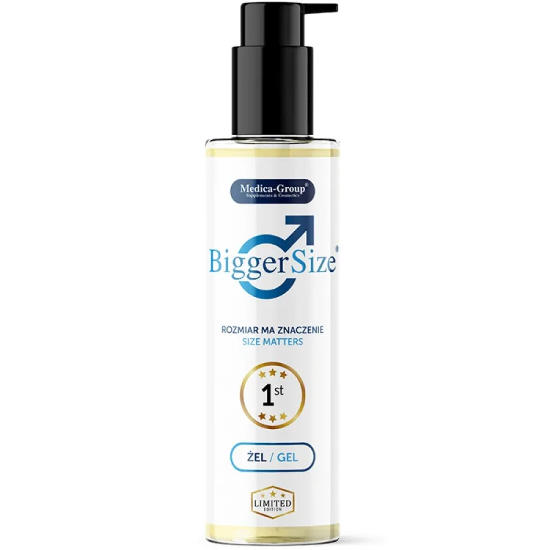 Gel intim, Medica Group, Bigger Size, 150ml, pompă neagră — preț și oferte