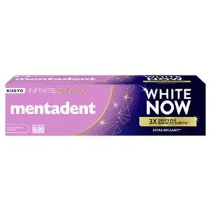 Pastă de dinți, Mentadent, White Now Infinite Gold, 75ml