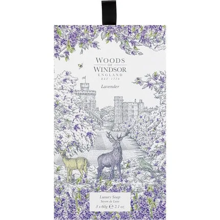 Săpun solid, Woods Of Windsor, Lavandă, set 3 bucăți — preț și oferte