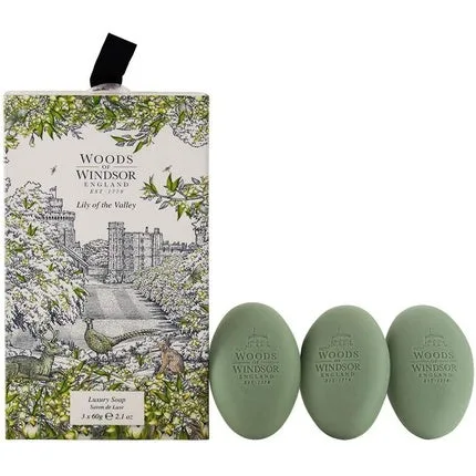 Săpun solid Woods of Windsor, Lily of the Valley, 180g — preț și oferte