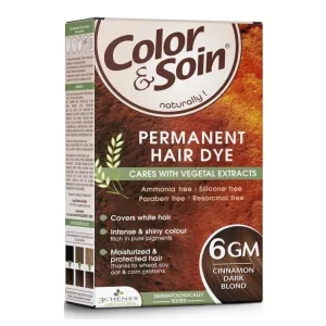 Vopsea de par fara amoniac, fara silicon, blond scortisoara, 6GM, Color & Soin
