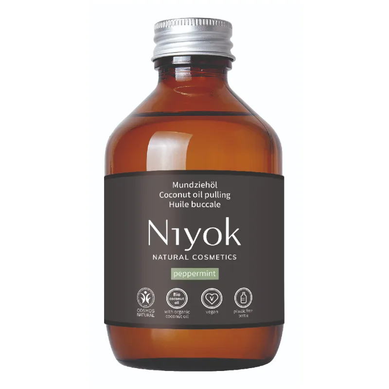 Ulei de clatire orala cu Menta, 200 ml, Niyok — preț și oferte