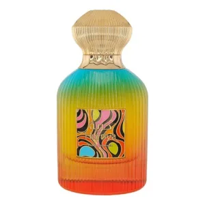 Paris Corner Hurriya Eau De Parfum, 100 ml, sticlă cu gradient multicolor și capac auriu
