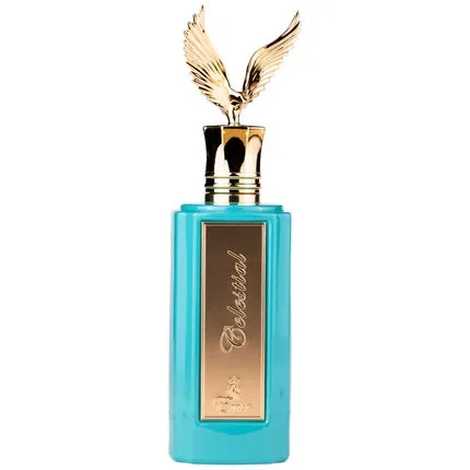 Paris Corner Emir Celestial Extrait De Parfum, 100 ml - sticlă turcoaz cu dop auriu în formă de pasăre — preț și oferte