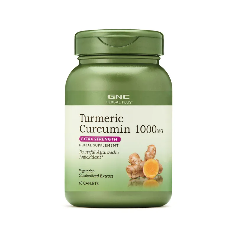 Turmeric Curcumin 1000 mg Herbal Plus, 60 tablete, GNC GENERAL NUTRITION CORPORATION — preț și oferte