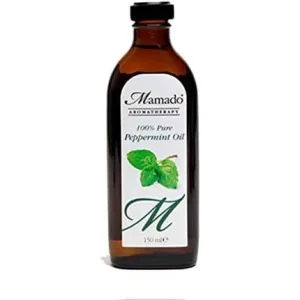 Ulei de Mentă Piperată 100% Natural Mamado, 150ml, Ambalaj Sticlă Brună